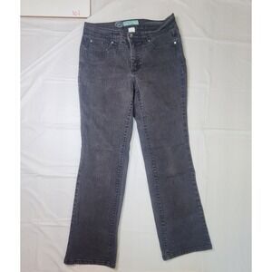 Womens Charter Club jeans. ‎ Black.  Size 8 short.  Curvy bootcut.